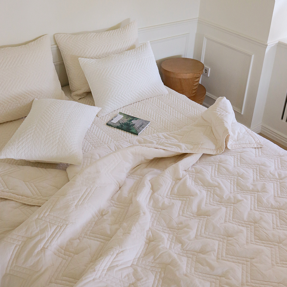 모제무드 트윌 60수 오가닉 순면 무형광 간절기 차렵이불 SS