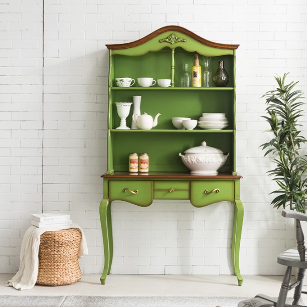 고급 빈티지 카페 장식장 클래식 인테리어 엔틱장식장 트로피 진열장