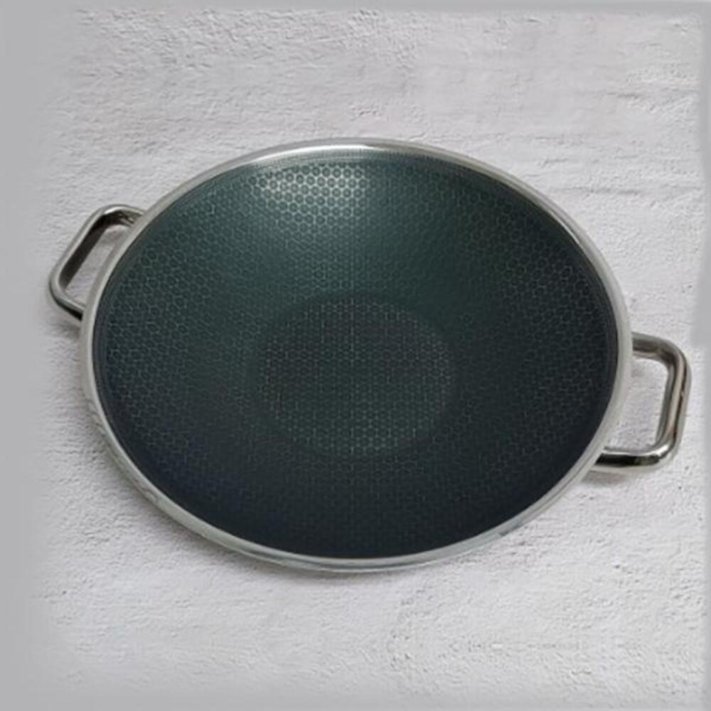 에지리 스텐큐브G 통3중 인덕션 그리들팬 32cm