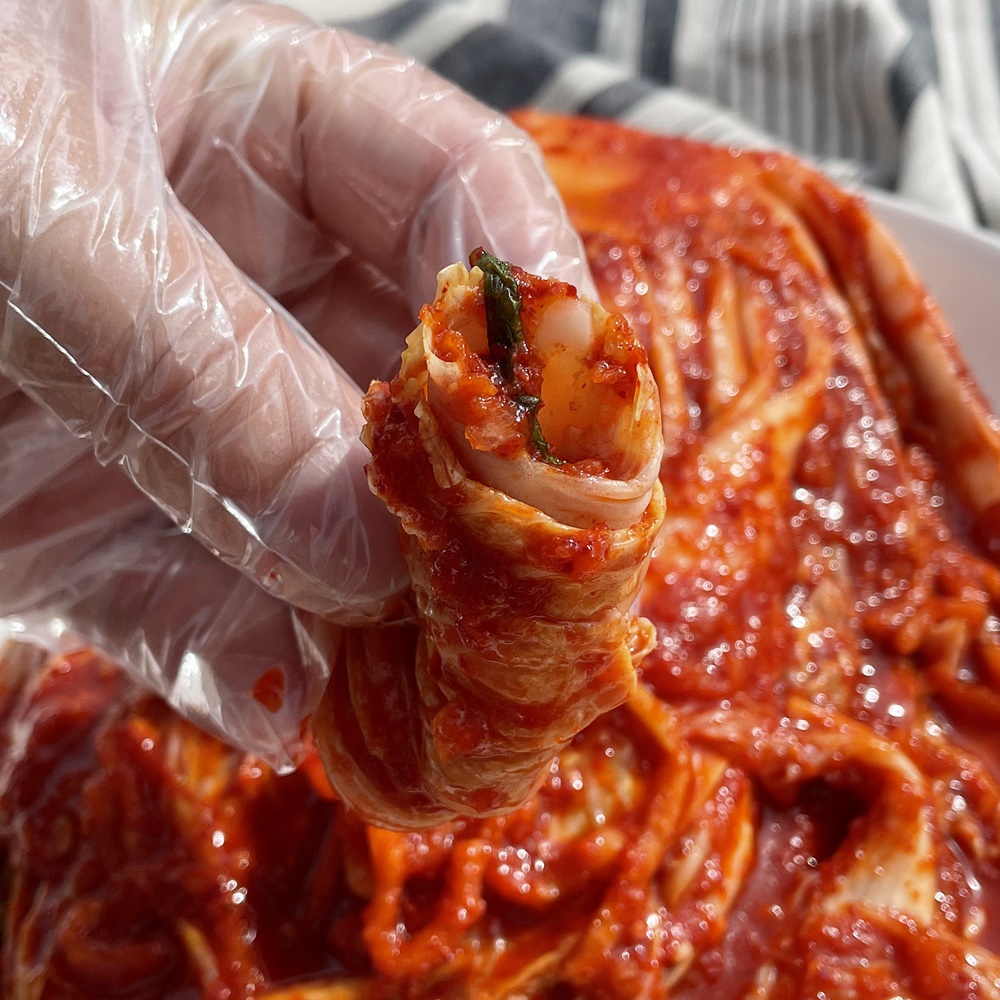 먹판사 시원한 포기 배추김치5kg 전라도 매콤한 김장김치 - 상세 이미지 4