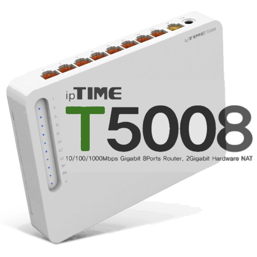 ipTIME T5008SE 기가비트 스위칭허브 사무실 가정용 - 상품 이미지