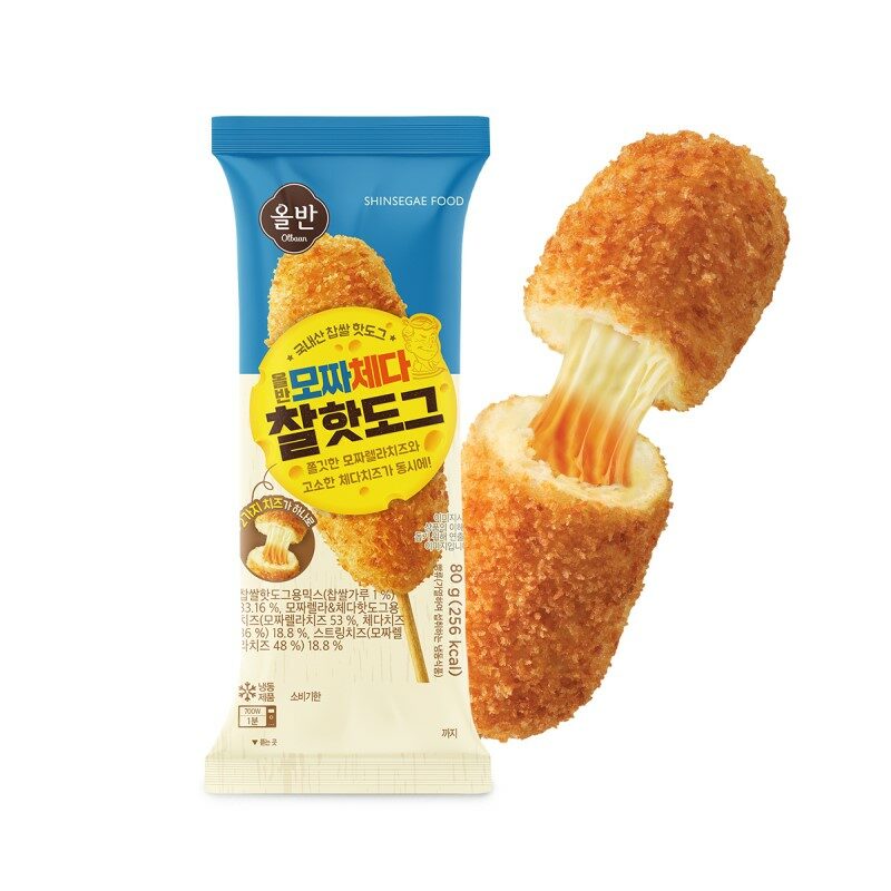올반키친 모짜체다 찰핫도그 25봉 - 상품 이미지