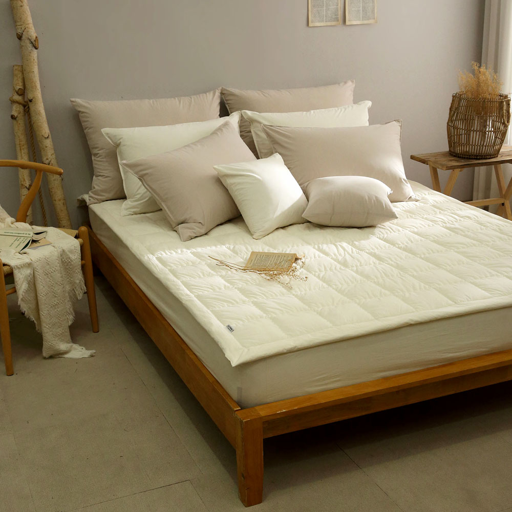 이스턴킹침구 호텔식 바스락 차렵이불 60수 바이오워싱 썬샤인 베이지 EK이불커버세트