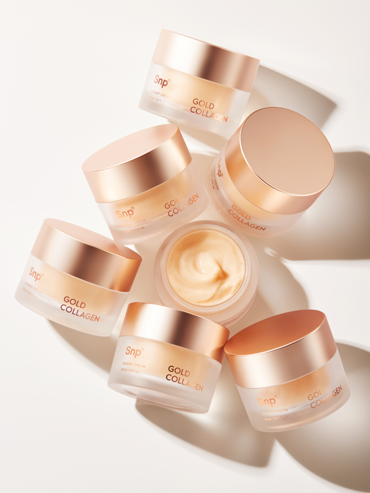 Snp 골드 콜라겐 엑스퍼트 크림 50ml 주름 개선 고농축 영양 탄력 수분 보습 안티에이징 미백 기미 잡티 - 상세 이미지 4