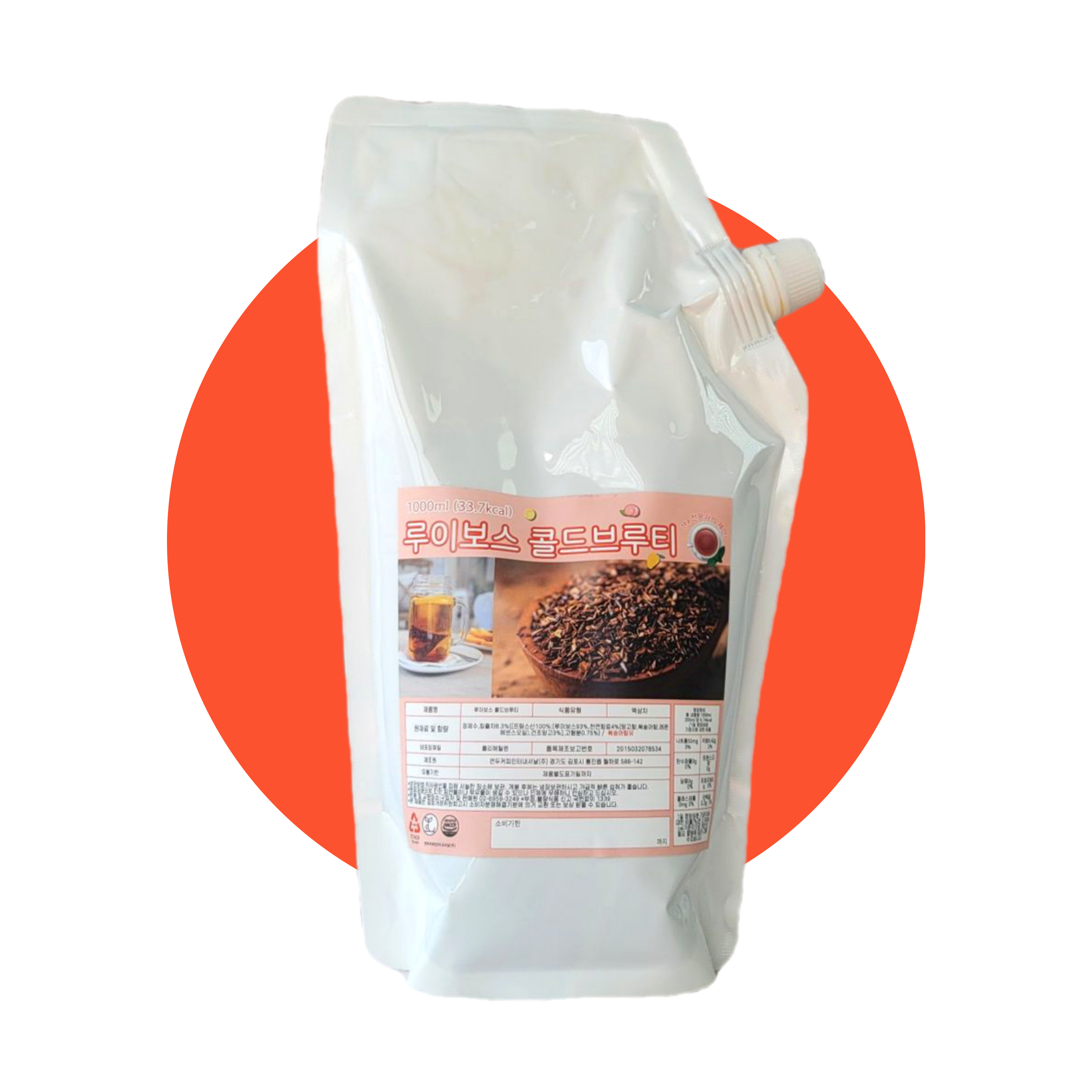 루이보스티 원액 무가당 밀크티 원액 1L