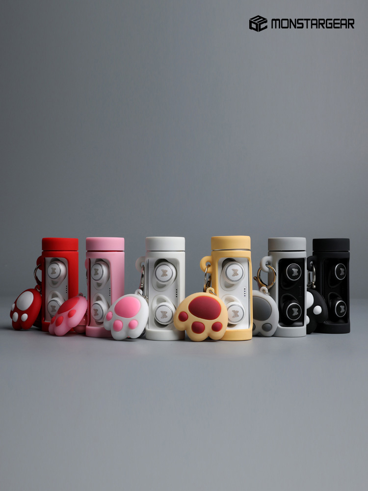 가츠 서머너 버즈 블루투스 이어폰 AI 레드 (핑크케이스) - 상품 이미지