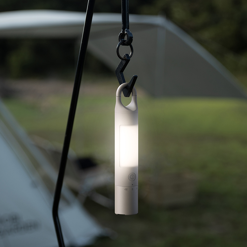 대륙의실수 HOTO손전등 듀오 LED 후레쉬 충전식 랜턴 휴대용 작업등 써치라이트+키링