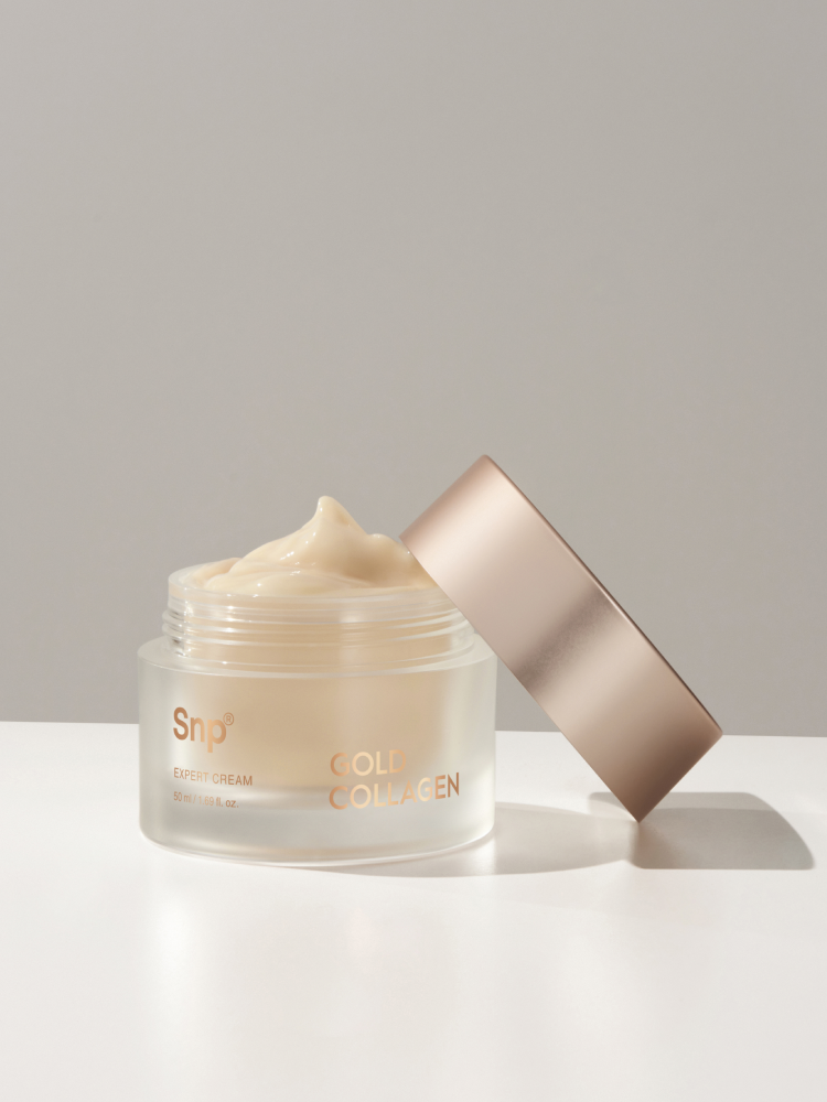 Snp 골드 콜라겐 엑스퍼트 크림 50ml 주름 개선 고농축 영양 탄력 수분 보습 안티에이징 미백 기미 잡티 - 상세 이미지 2