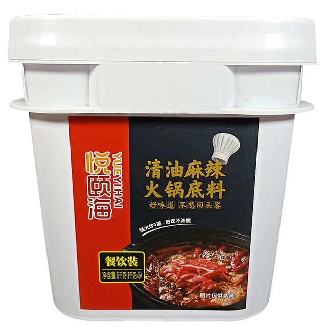 하이디라오 마라 훠궈 소스 대용량 5kg 청유 홍탕 샤브 업소용 식당용 벌크 육수 - 상품 이미지