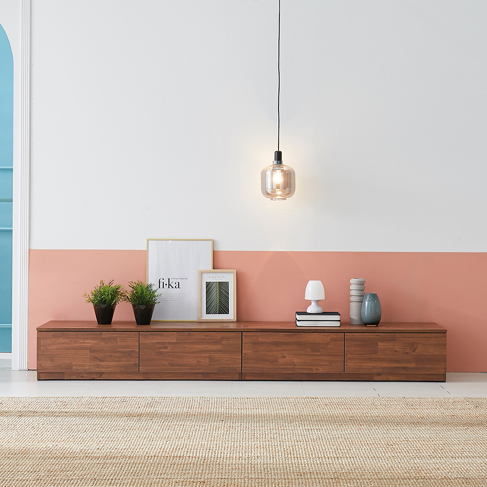 빌트라인 리브 TV장 1200 거실 낮은 수납장 TV대