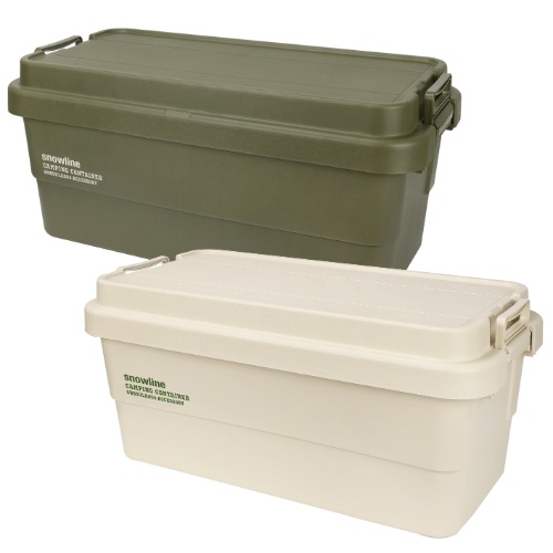 스노우라인 캠핑 컨테이너 카고박스 수납 박스 테이블 캠핑 차박 창고 65L