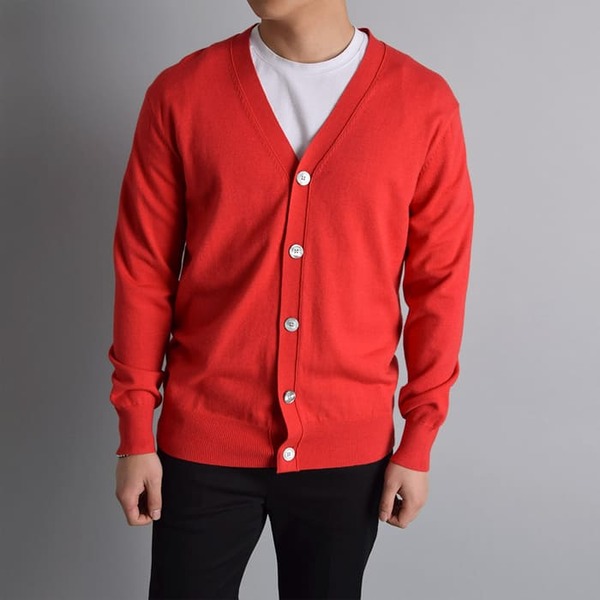 남자 템토 봄 가을 캐시미어 니트 브이넥 가디건 17컬러
