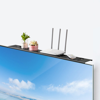 벽걸이 TV 위 선반 사운드바 브라켓 거치대 브라켓 선정리 세톱박스 받침대 60cm - 상세 이미지 5