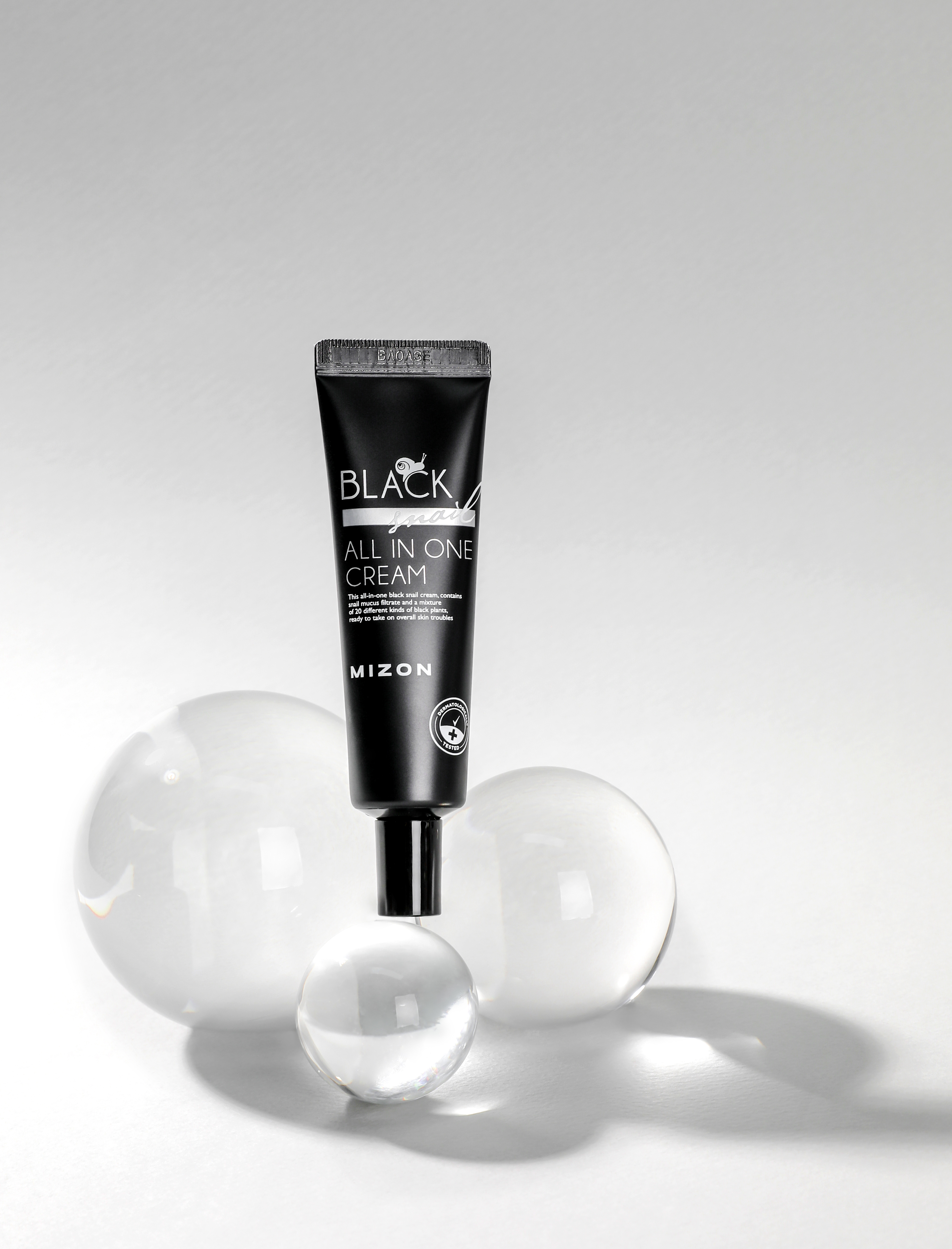 미즈온 블랙 스네일 올인원 크림 35ml+35ml - 상세 이미지 2