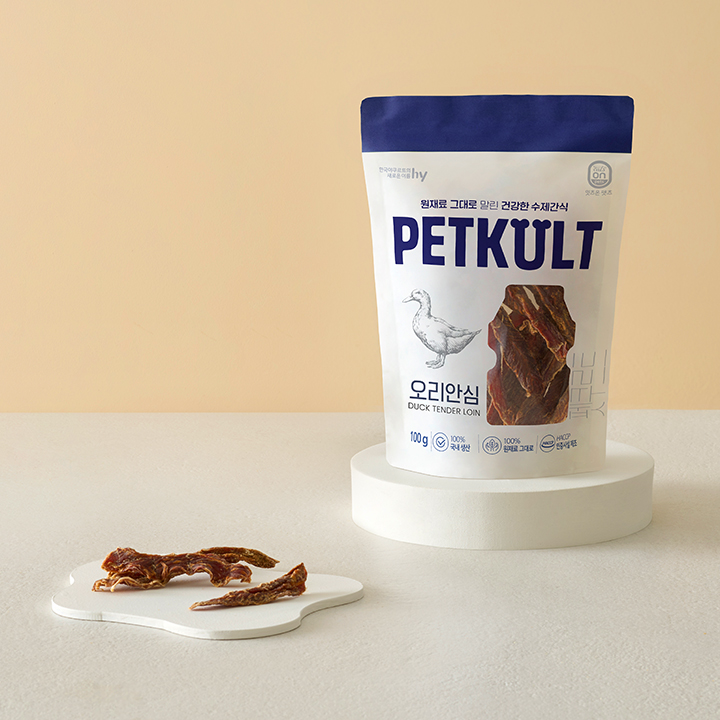펫쿠르트 수제간식 오리안심 100g 5개 제품 이미지