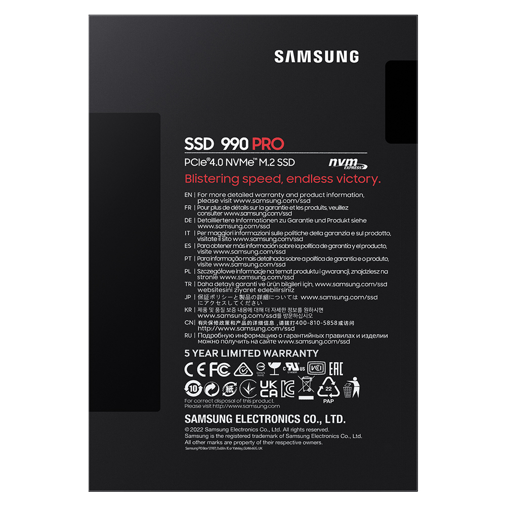 삼성전자 삼성 990 PRO NVMe SSD (정품) 1TB 상품 이미지