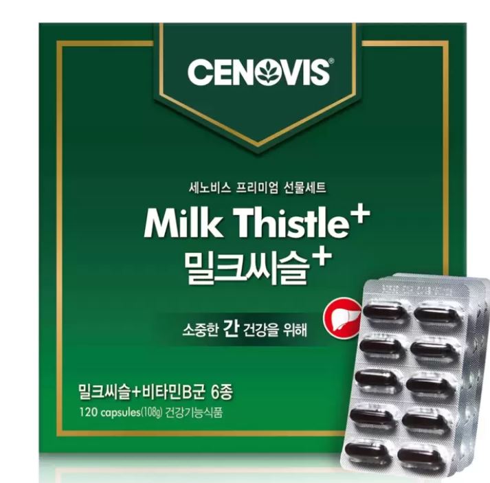 세노비스 밀크씨슬 플러스 120정 약4개월분