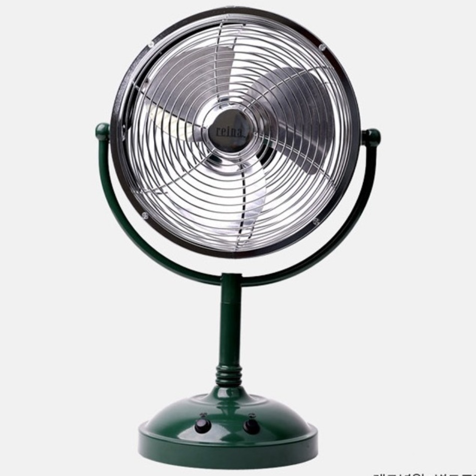 메탈선풍기 소형 선풍기 앤틱 책상 테이블 책상용 레트로 선풍기