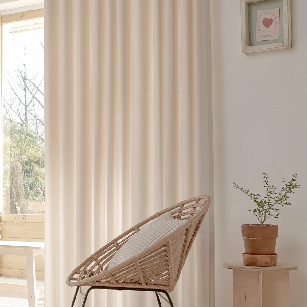 스마트 암막커튼 형상기억 거실 창문 복층 아일렛 핀형 쉬폰 맞춤제작커튼 나비주름75x180