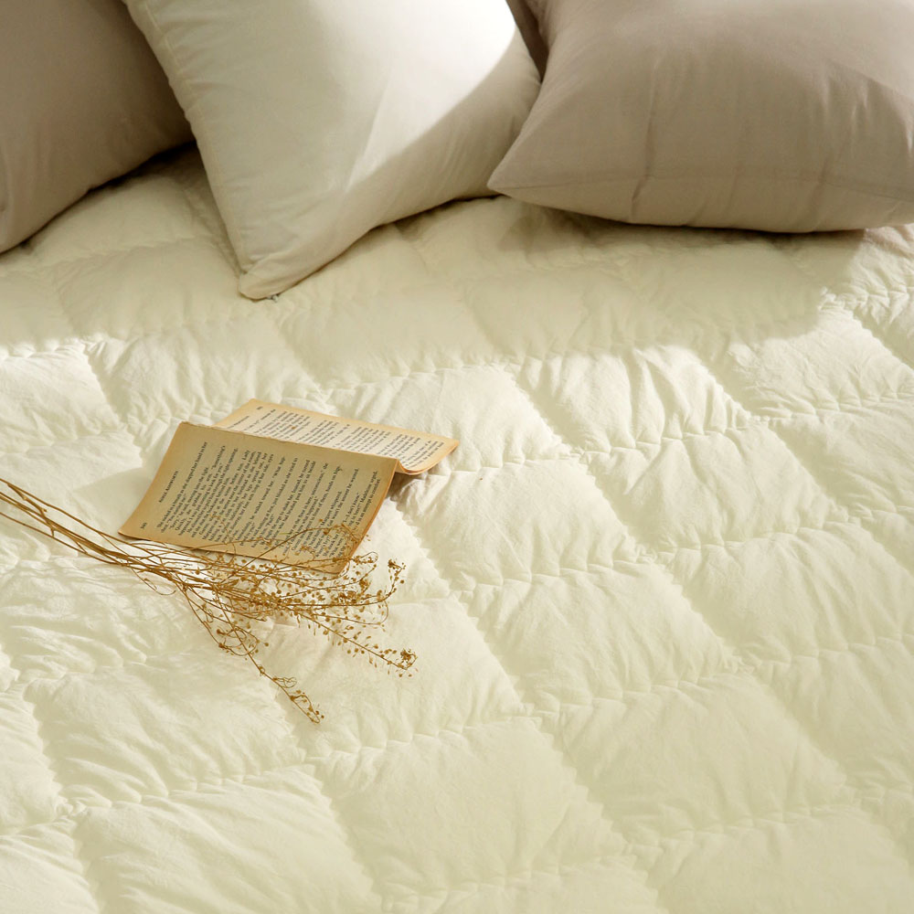 이스턴킹침구 호텔식 바스락 차렵이불 60수 바이오워싱 썬샤인 베이지 EK이불커버세트