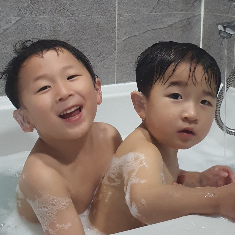 샴푸캡 어린이목욕방수스티커 아기머리감기기 귀방수 아기샤워캡