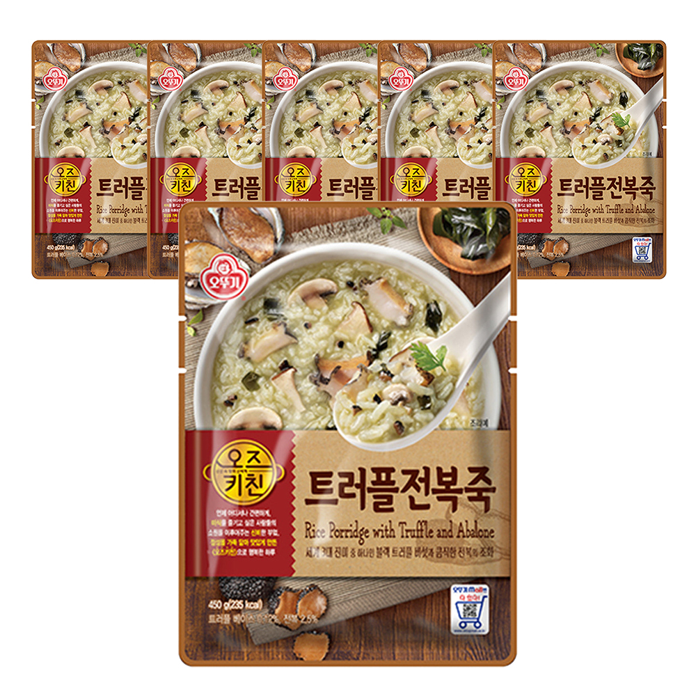 오뚜기 오즈키친 트러플전복죽 450g 6개 - 상품 이미지