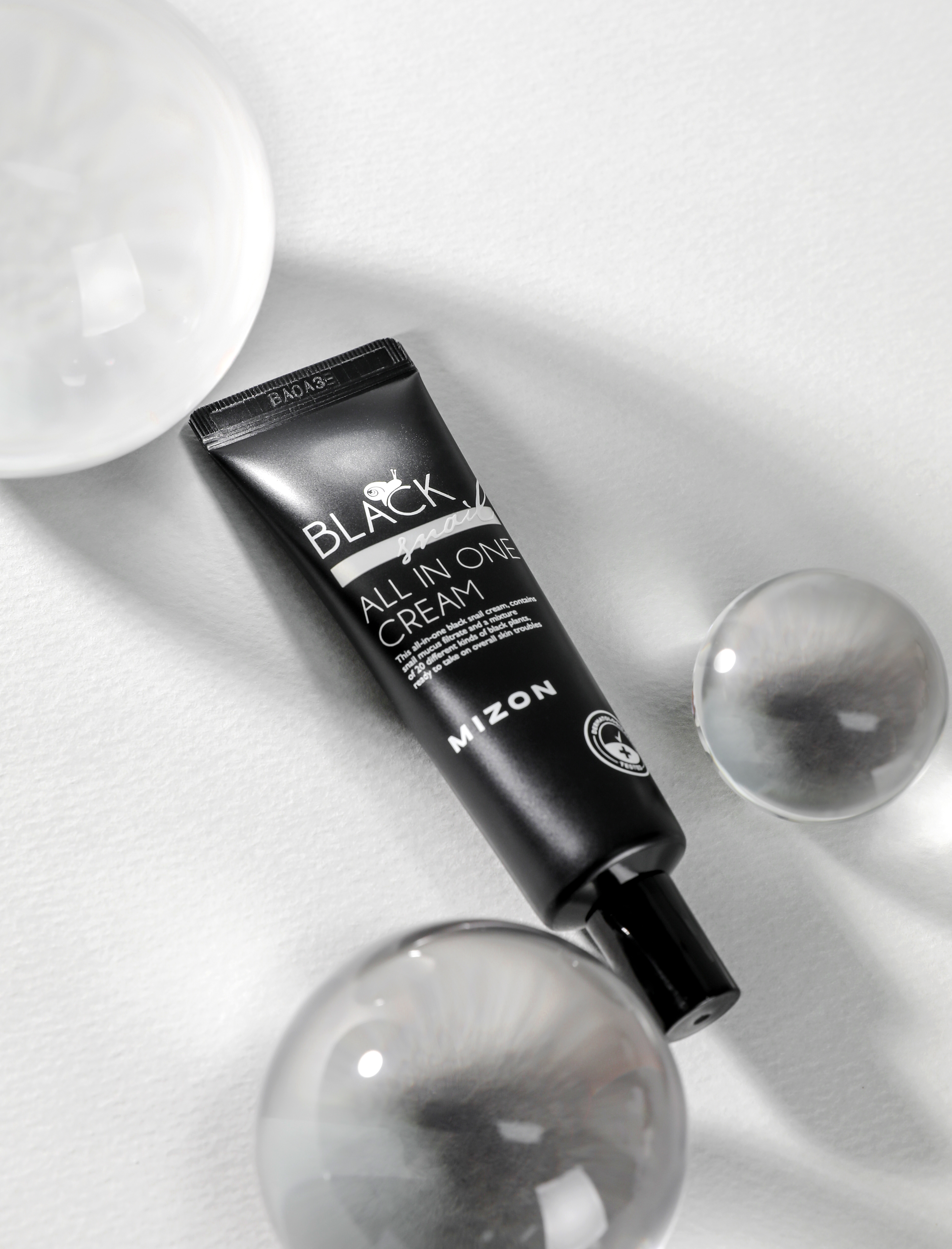 미즈온 블랙 스네일 올인원 크림 35ml+35ml