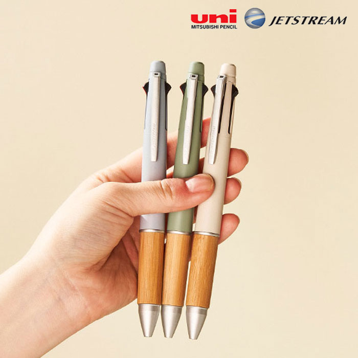 제트스트림 퓨어몰트 멀티펜 제트스트림 밤부 4&1 4색볼펜 - 상세 이미지 2