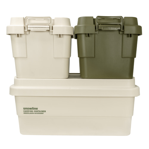 스노우라인 캠핑 컨테이너 카고박스 수납 박스 테이블 캠핑 차박 창고 65L