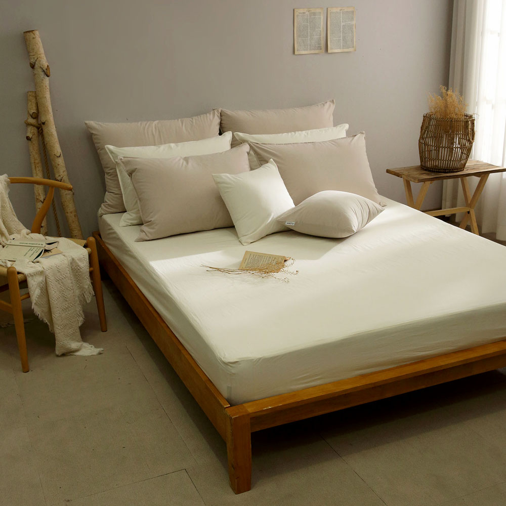 이스턴킹침구 호텔식 바스락 차렵이불 60수 바이오워싱 썬샤인 베이지 EK이불커버세트