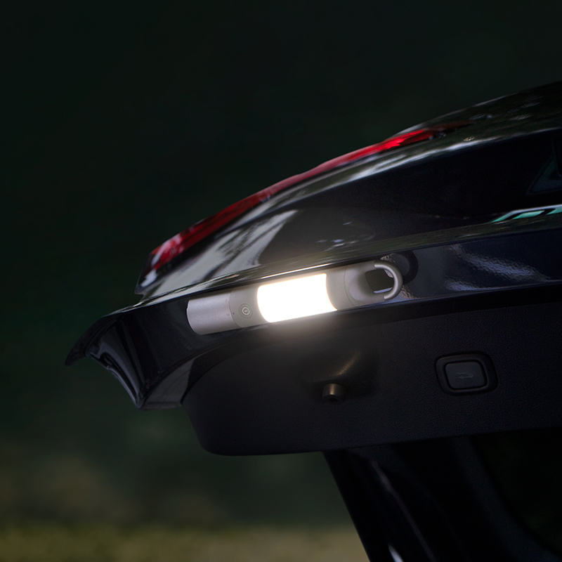 대륙의실수 HOTO손전등 듀오 LED 후레쉬 충전식 랜턴 휴대용 작업등 써치라이트+키링