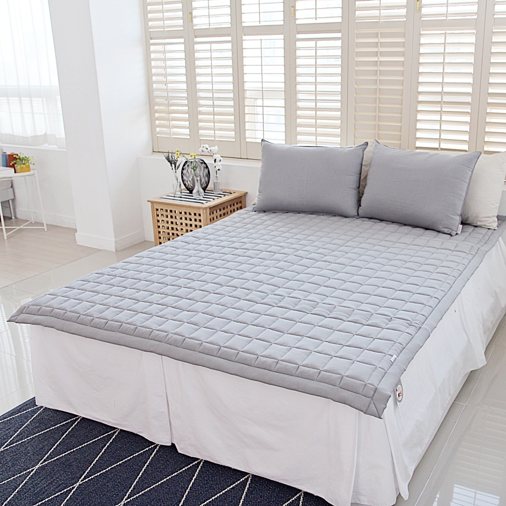 나라데코 60수 고밀도 순면 모달 먼지없는 침대패드 고정밴드 라지킹 LK