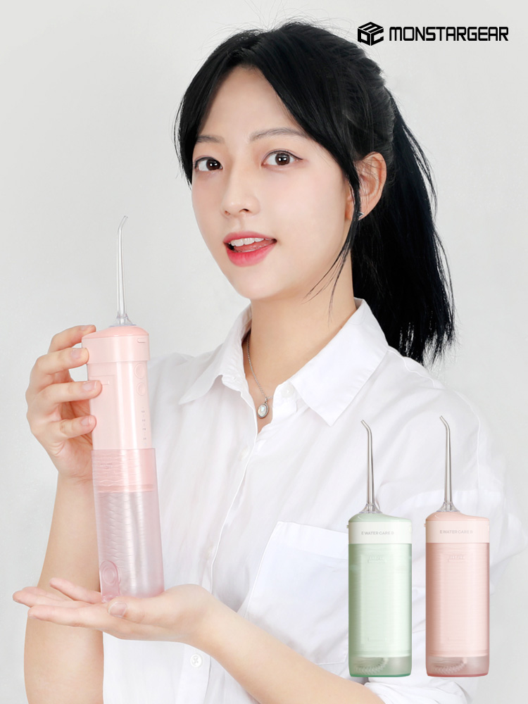 몬스타기어 이워터케어B 휴대용 무선 구강세정기 치석제거기 덴탈케어 입냄새 제거