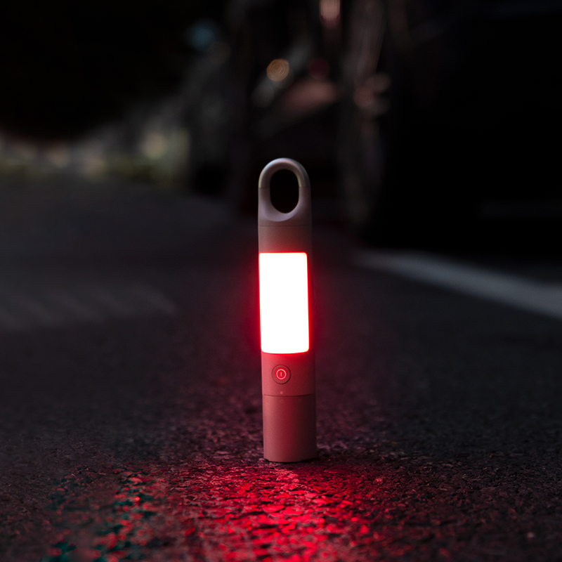 대륙의실수 HOTO손전등 듀오 LED 후레쉬 충전식 랜턴 휴대용 작업등 써치라이트+키링