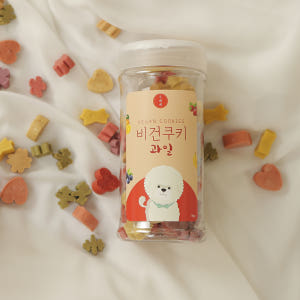 주베베 비건쿠키 대용량 강아지 비건 간식 트릿 과일, 180g, 1개 솔직 후기 | 실제 사용자 리뷰 총정리 - 상품 이미지 1