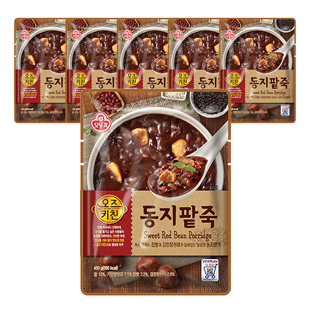 오뚜기 오즈키친 동지팥죽 450g 6개 - 상품 이미지