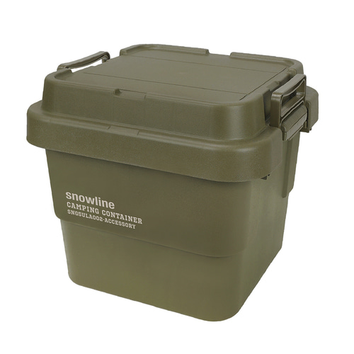 스노우라인 캠핑 컨테이너 카고박스 수납 박스 테이블 캠핑 차박 창고 65L