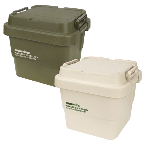 스노우라인 캠핑 컨테이너 카고박스 수납 박스 테이블 캠핑 차박 창고 65L