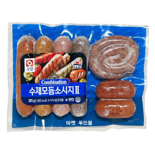 사조)수제모듬소세지 385g : 주식회사마켓푸드몰