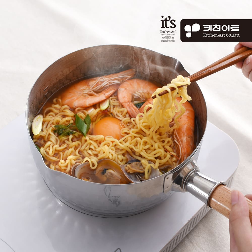 키친아트 스텐해머톤 편수냄비 16cm - 상세 이미지 2