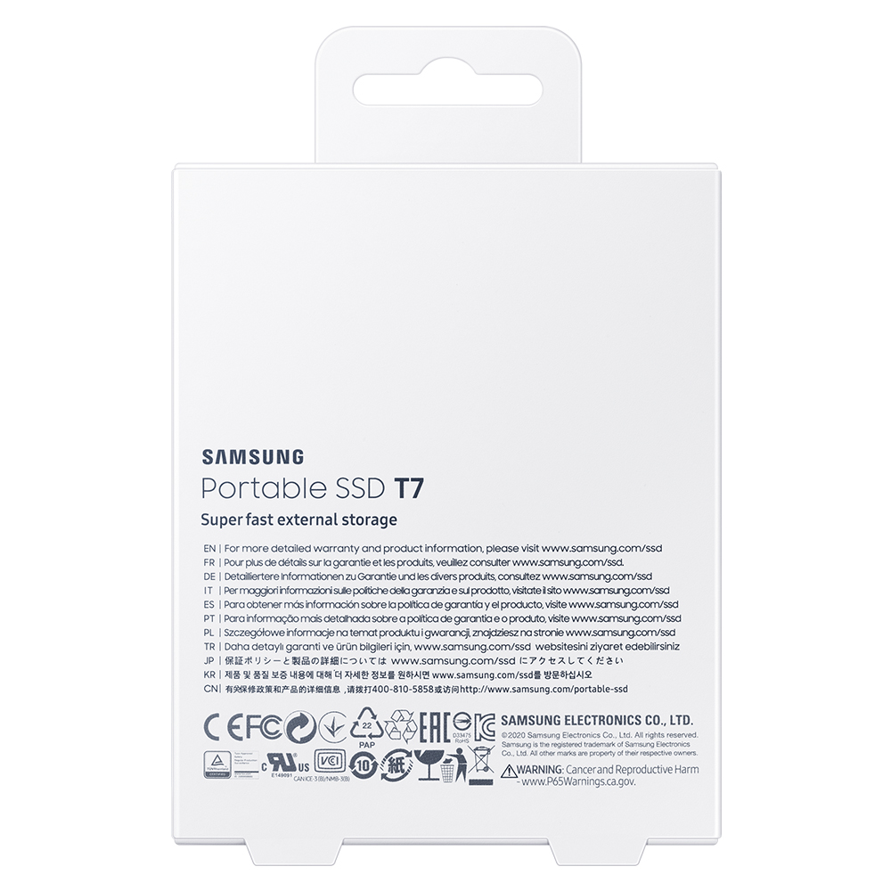 삼성전자 삼성 포터블 외장 SSD T7 데이터 복구 서비스 + 파우치 1TB, 블루 상품 이미지