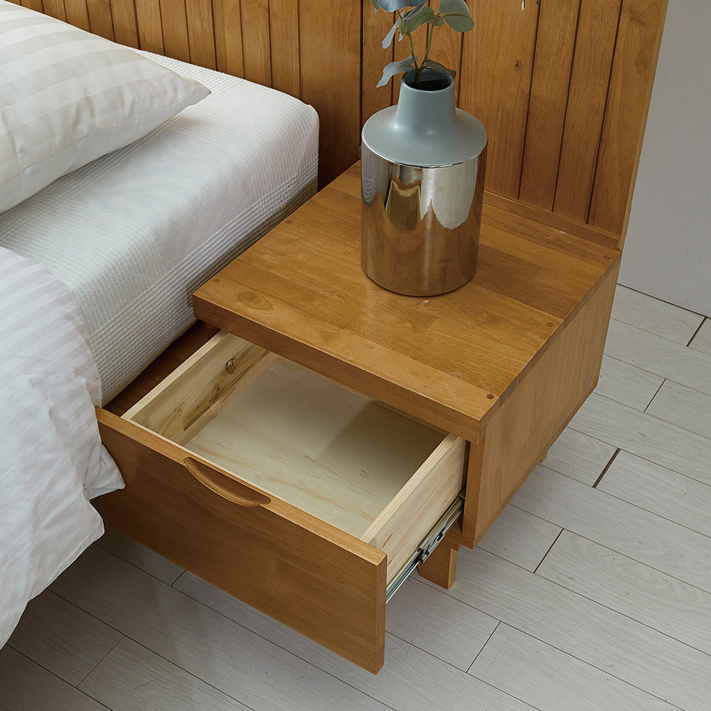 쏠앤까사 시드니 원목 평상 저상 호텔형 침대프레임 슈퍼싱글