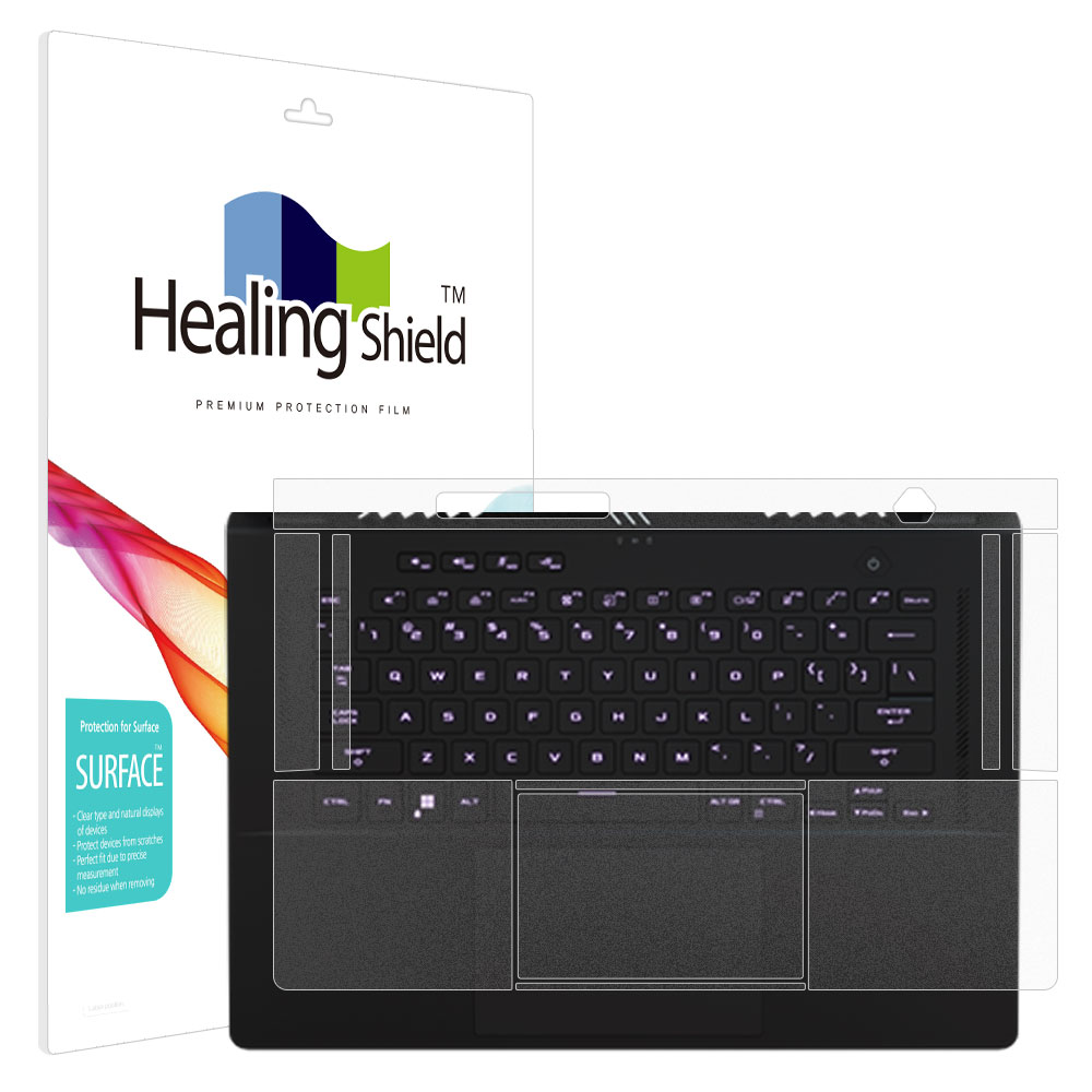 에이수스 ROG 제피러스 M16 GU603 무광 팜레스트/터치패드 필름 2매 - 메인 이미지