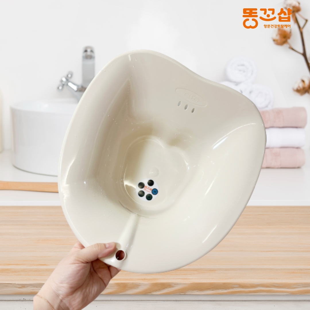 똥꼬샵 가정용 좌욕기 임산부 모두 온도측정 국산 대야 변기 쑥 - 상세 이미지 3
