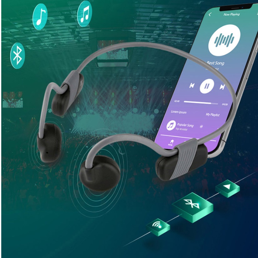 골전도 헤드셋 골밀도 이어폰 운동용 스포츠 블루투스 이어폰