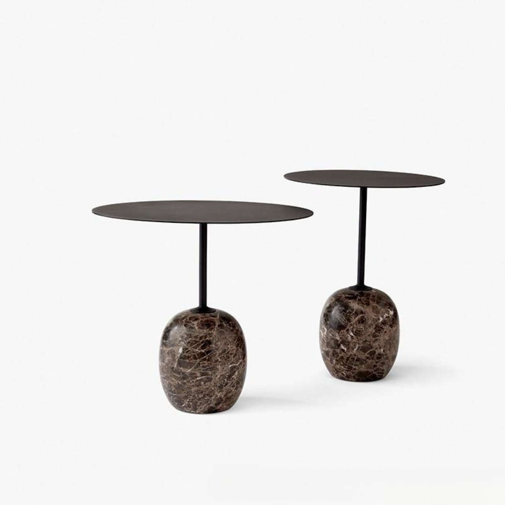 라토 대리석 원형 타원형 사이드 테이블 Tradition LN8 Lato Coffee Table - 상세 이미지 5
