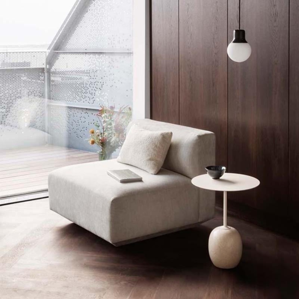 라토 대리석 원형 타원형 사이드 테이블 Tradition LN8 Lato Coffee Table 이미지 8