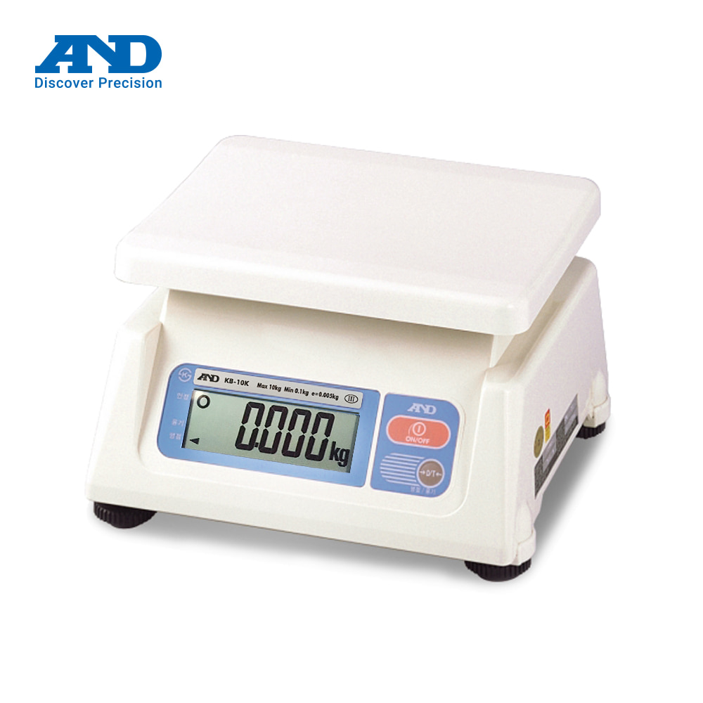 AND 단순중량 전자저울 KB-5000 5kg (2g) 주방저울 베이킹 국산 제조일자 : 저울백화점