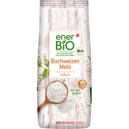 [해외]독일 로스만 enerBiO 에너바이오 메밀가루 500g