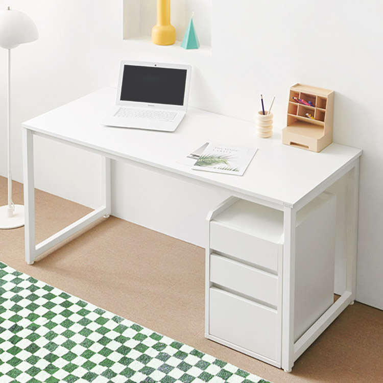 e스마트 와이즈 서랍 테이블 철제책상 세트 1200